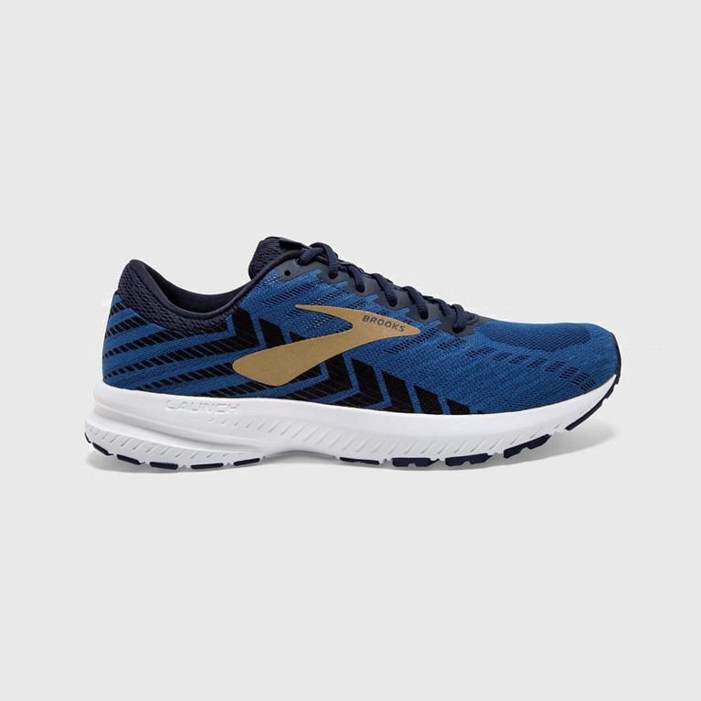 Brooks Launch 6 NZ - Men's Road Running Shoes - Blue (98230-EHLB)